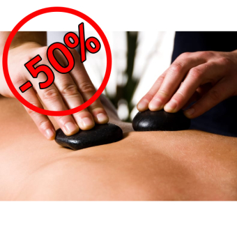 Hotstone Massage (25min.) + Sauna Dagkaart